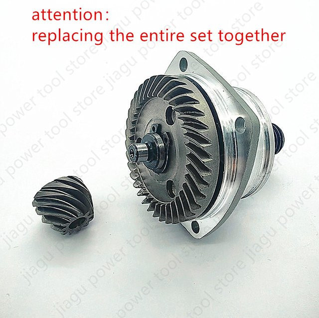 Makita Getriebeabdeckung und Lager-Ersatz Set in Silber für Schleifer 9554NB 9555NB 9557NB 9557NBR 9557PB 9558NB 9558HN 9555HN 9555HNG 9558HNG 9558HNR - Bild 1