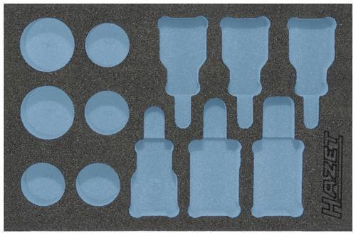 Hazet 2K-Weichschaum-Einlage 163-245L in Blau, B: 11,4 cm, H: 17,2 cm - Bild 1