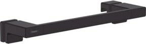 Hansgrohe Duschtürgriff AddStoris in Matt Schwarz für Glasstärken von 6-12 mm, Länge: 39,8 cm - Bild 1