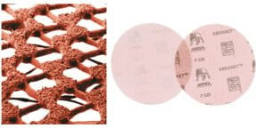 Mirka Abranet Klett-Schleifscheibe für Lack und Metall, Farbe: Pink, Durchmesser: 125 mm, Körnung: 400 - Bild 1