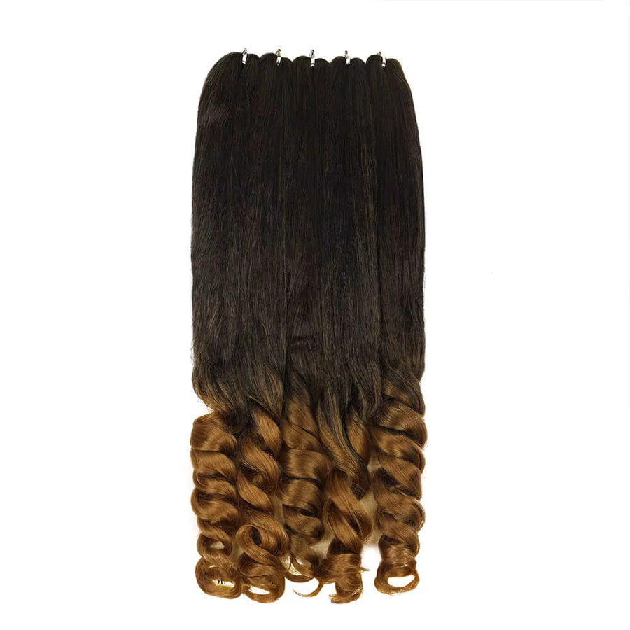 Alana beauty Synthetisches Häkel-Flechthaar, Ombre, 75 cm, 5 Stränge - Bild 2