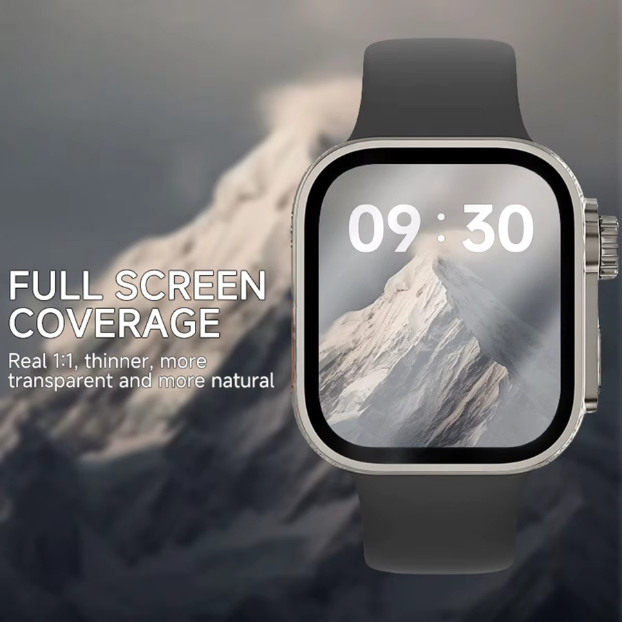 CAOWTAN Schutzhülle mit gehärtetem Glas für Huawei Watch Fit 5/4 Pro, Edelstahl, Silber, Unisex - Bild 5