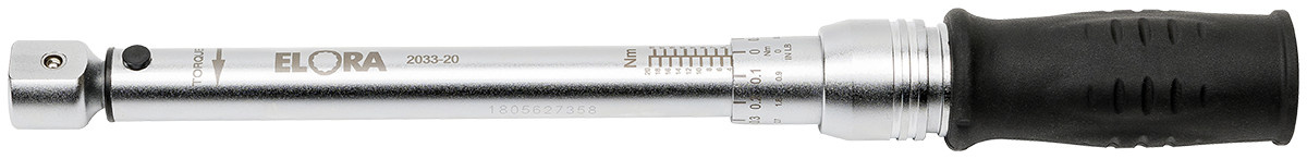 Elora Drehmomentschlüssel mit Rechteckaufnahme 4-20 Nm in Silber ELORA-2033-20 - Bild 1