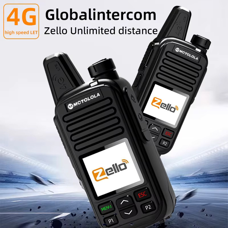 Motorola 4G LTE Android Zello Walkie-Talkie mit WLAN und Bluetooth in Schwarz - Bild 5