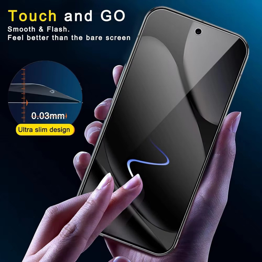 3er-Pack Anti-Spionage Displayschutzfolie aus gehärtetem Glas für Google Pixel 10, 9 Pro XL, 9, 8 Pro, 8, 7A, 9A, 10A mit 9H Härtegrad und Kratzschutz - Bild 3