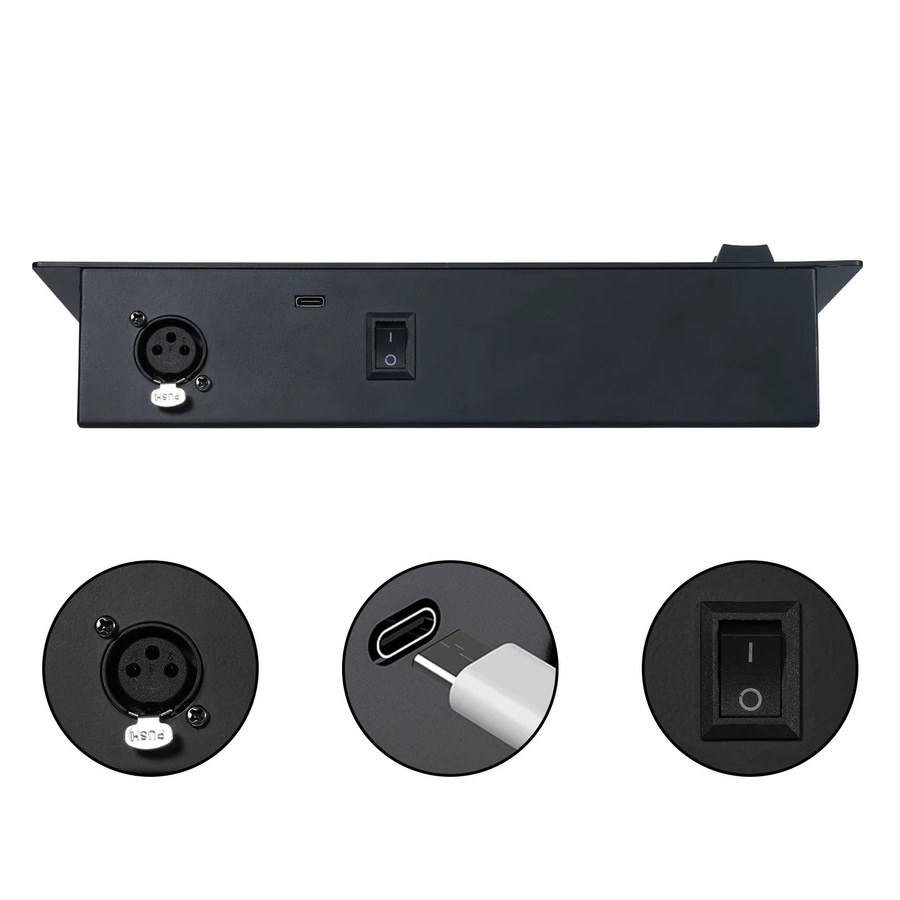 Nitehop Mini-Konsole DMX-Controller zur Bühnenlichtsteuerung für LED Par Lights und Moving Heads in Schwarz - Bild 2