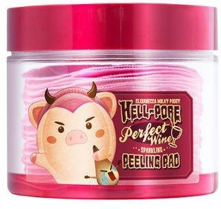 Elizavecca Hell-Pore Perfect Wine Sparkling Peeling-Pad, 30 Pads - Bild 1