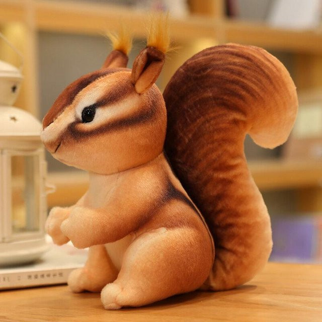 Eichhörnchen-Stofftier, Plüschtier, 25cm - Bild 1