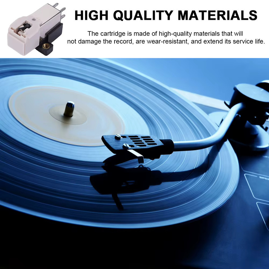 VODOOL AT-3600 Magnetische Moving Magnet Plattenspieler Patrone mit Stylus in Weiß für LP Vinyl - Bild 4