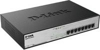 D-Link DGS-1008MP Netzwerk-Switch mit 8 Ports, 1 GBit/s und PoE-Funktion in Schwarz - Bild 1