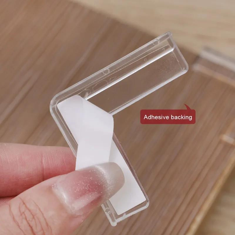 Lanzhong home life Eckkantenschutz Transparent aus PVC für Babysicherheit und Möbel als Stoßdämpfer im Multipack - Bild 2