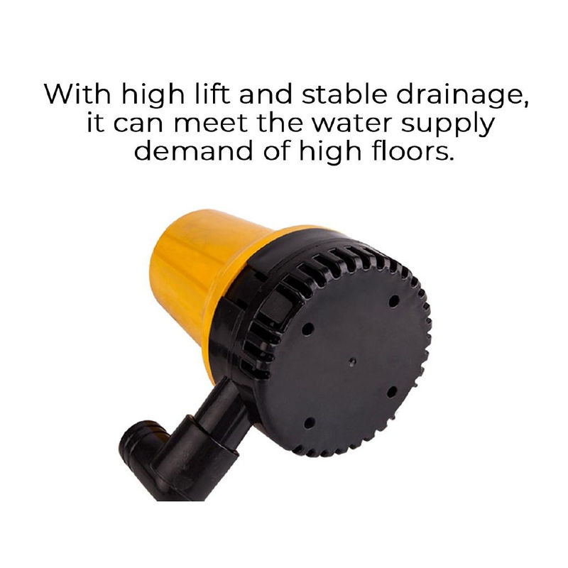Ideal Power Tool Solar Tauchpumpe mit bürstenlosem Motor, Gelb, 50W, 4500L/H, 5m Förderhöhe, DC 12V/24V für Bewässerung, Brunnen und Fischteich - Bild 4