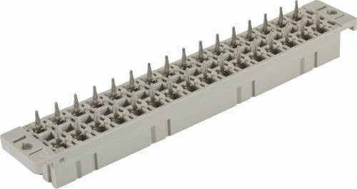 HARTING Federleiste aus Messing in Grau, 3 Reihen, Artikelnummer 09062326892 - Bild 1