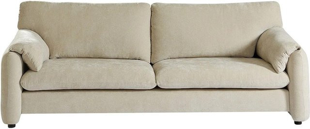 Vente-unique Sofa Opralio in Beige ohne Schlafmöglichkeit mit Stoffbezug, Breite: 228 cm - Bild 1
