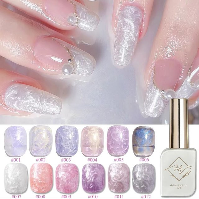 MISS SHAKA Aurora Fritillaria Glitzerndes Muschelperlengel, 12 ml - Bild 1