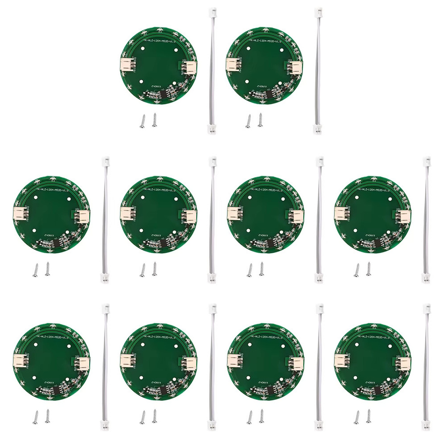 Rundes LED Modul mit Touch-Induktionsschalter für RGB Lichtstreifen, DC 24V, Blau und Grün - Bild 3