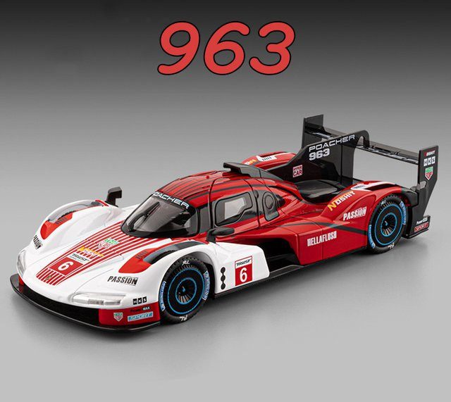 MAKEDA 963 GTR Modelle Autos, Rennwagen, 1:22, mit Licht und Sound, Metall - Bild 1