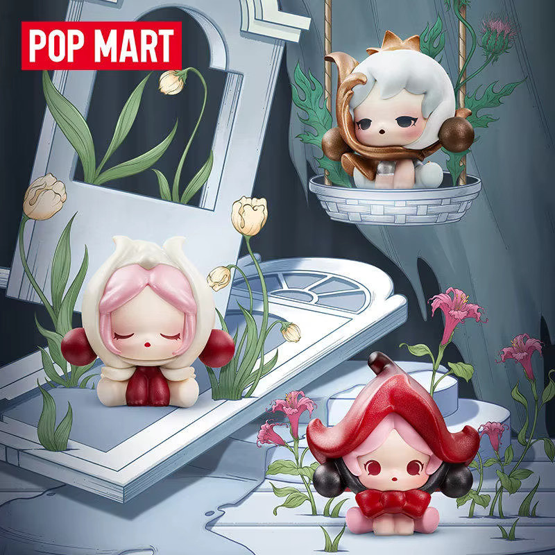 POP MART Skullpanda Petals In Four Acts Serie Pop Bean Mystery Box Desktop-Ornament Mini Figur - Bild 1