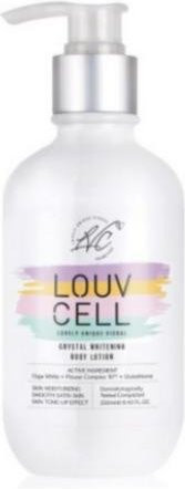 LOUVCELL Crystal Whitening Körperlotion, 250 ml, Niacinamid, Glutathion - Bild 1