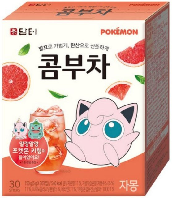 Damtuh Pokemon Kombucha Grapefruit 30 x 5 g - Bild 1