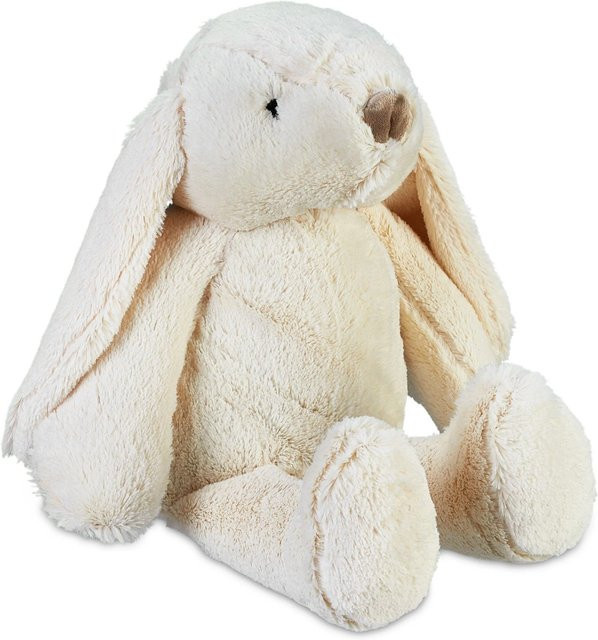 Relaxdays Türstopper Hase in Creme aus Polyester, H x B x T: 24 x 21 x 22 cm - Bild 1