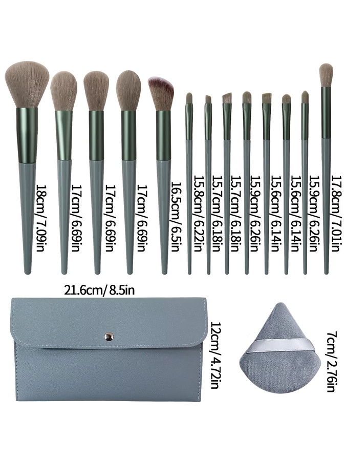 KOSSHOW Make-up-Pinsel-Set mit Aufbewahrungstasche, Unisex - Bild 2