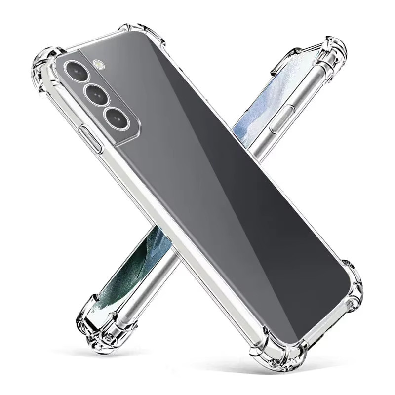 Stoßfeste Silikon Schutzhülle für Samsung Galaxy S25, S25 Plus, S25 FE und S25 Ultra in Transparent - Bild 2