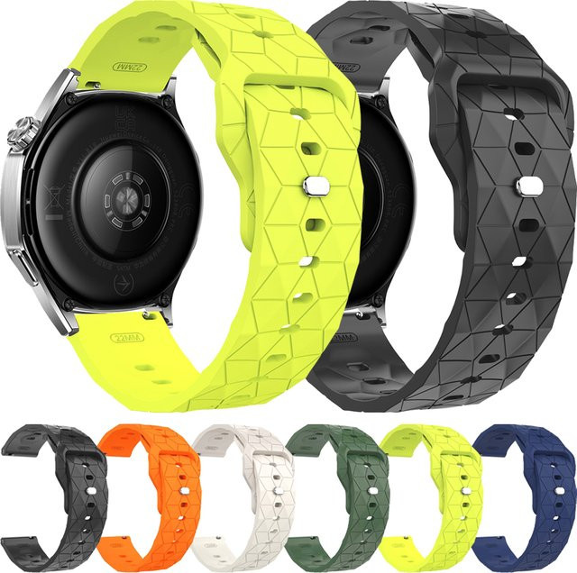 Uhrenarmband Silikon, 22 mm, Bunt, Unisex - Bild 1