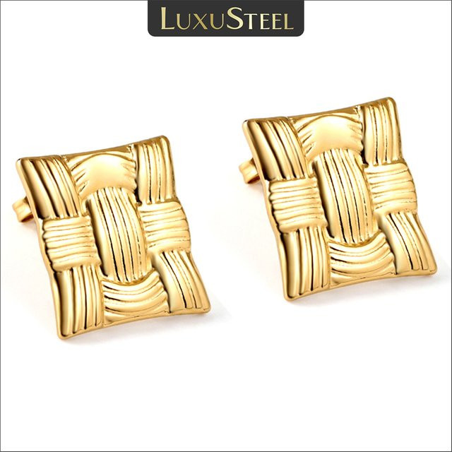 LUXUSTEEL Ohrringe, Edelstahl, Geflochten, Damen - Bild 1