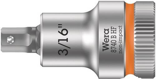 Wera Außen-Sechskant Steckschlüsseleinsatz HF 05003085001 in Silber, 3/16 x 3/8 Zoll (10 mm) - Bild 1