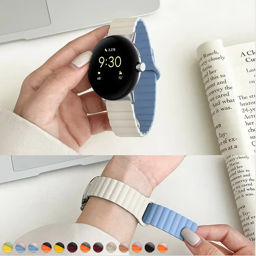 Uhrenarmband Silikon, Magnetisches Schlaufenarmband, Unisex - Bild 2