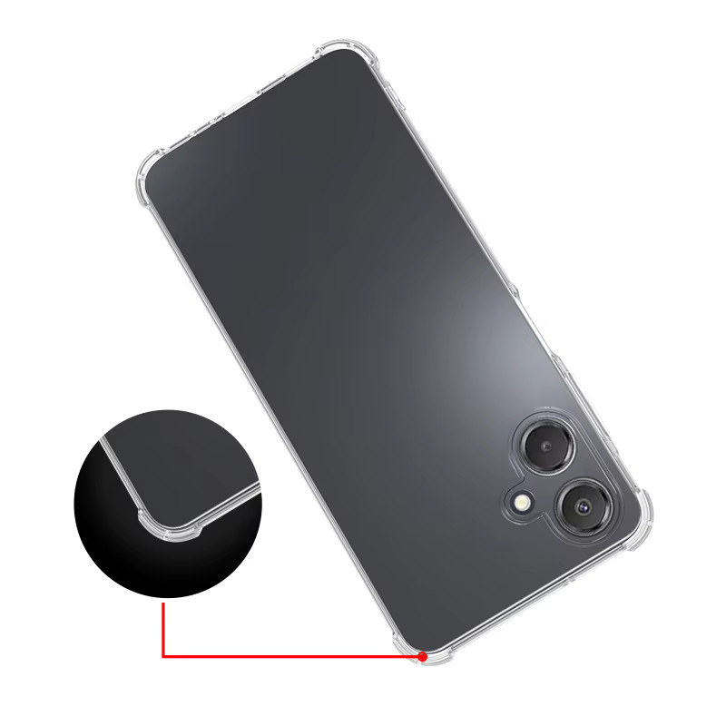 Transparente TPU-Silikonhülle für Samsung Galaxy A07 4G in Klar - Bild 2