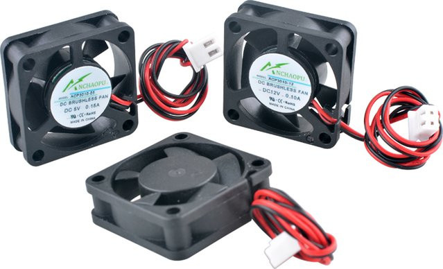 ANCHAOPU ACP3010 Micro Axiallüfter Kühllüfter in Schwarz, B/T/H: 30 x 30 x 10 mm - Bild 1