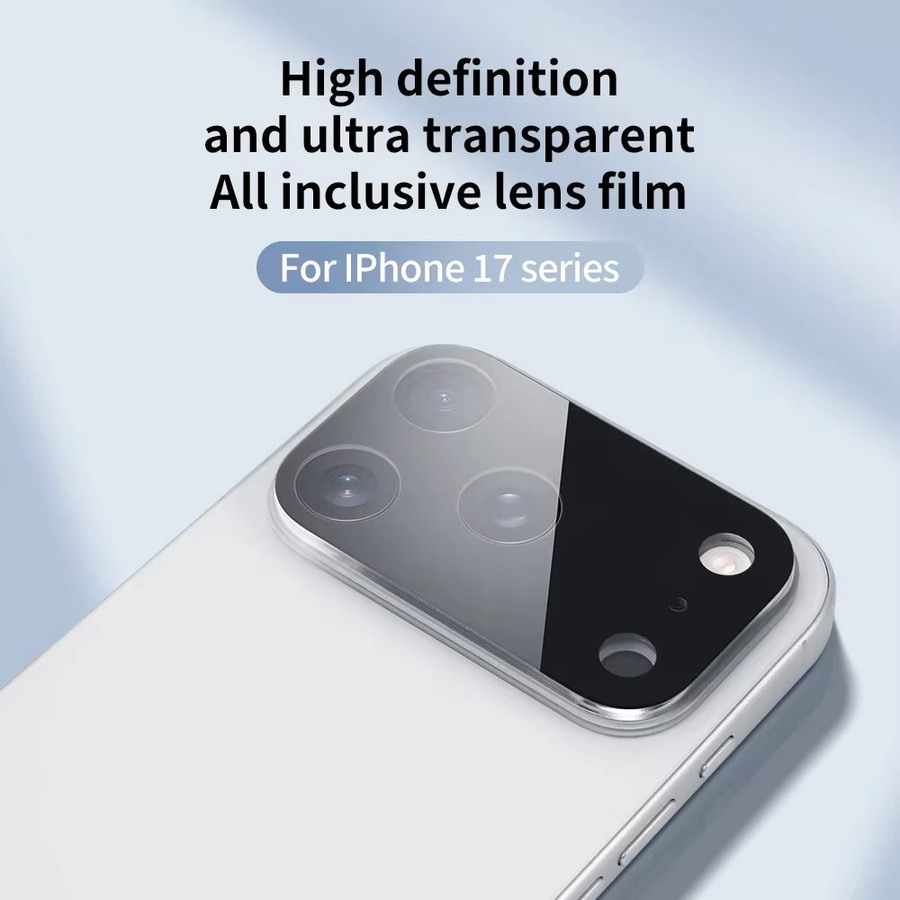 Apple iPhone 17 Pro Max, iPhone 17 und iPhone 17 Air 3D HD Kamera Objektiv Schutzfolie, transparent, 1-10 Stück - Bild 2