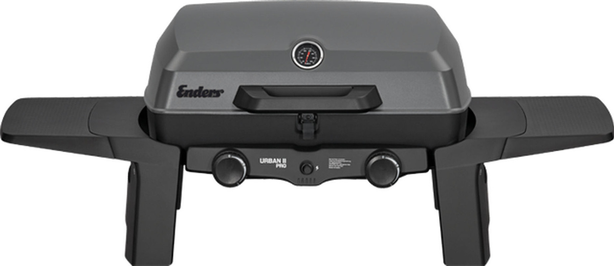 Enders Urban II Pro mobiler Gasgrill in Anthrazit aus Edelstahl - Bild 1