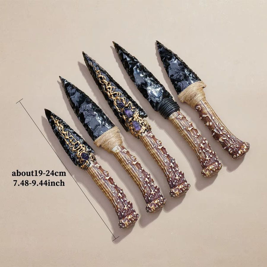 Runyangshi Obsidian Quarz Kristall Rohstein Unpoliert als Dekoration und Bastelstein - Bild 3