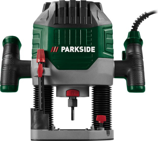 Parkside Oberfräse POF 1200 F5 in Grün mit 1200 Watt und 6 mm Aufnahme