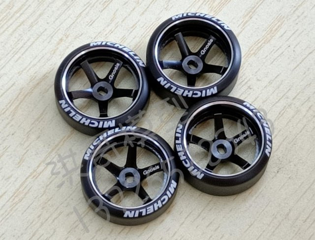 FATJAY RC Drift Micro Car Radnaben, schwarzes Metall, Zubehör - Bild 1