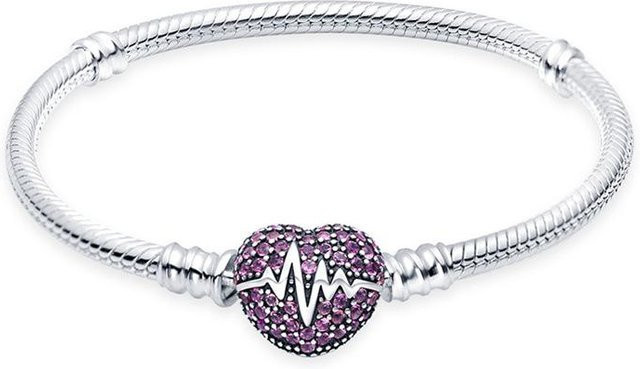 Armband 925 versilbert, Diamanten, Damen - Bild 1