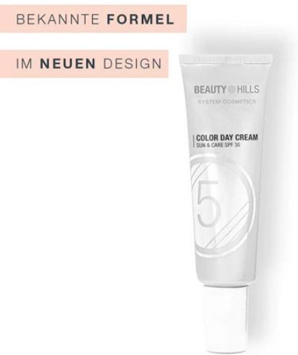 Beautyhills Color Day Cream, Gesichtscreme mit Aloe Vera und Hyaluronsäure, Reife Haut - Bild 1