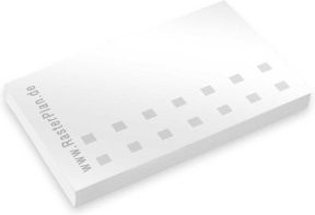Kappes Haftnotizblöcke RasterPlan in Anthrazitgrau und Alufarben mit Kunststoffbeschichtung und quadratischem Raster - Bild 1