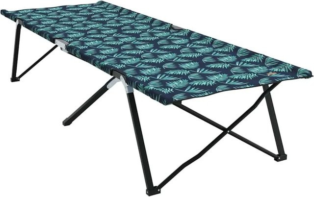 vidaXL Klappbares Schlafbett für Camping in Grün, B/T/H: 76 x 206 x 47 cm - Bild 1