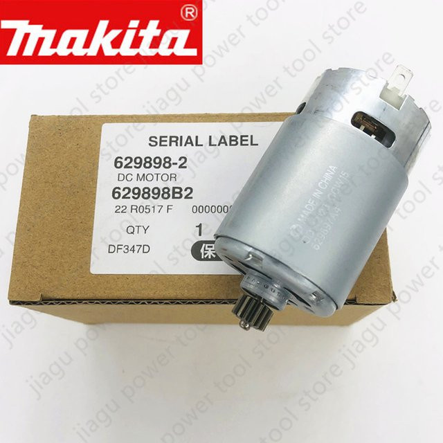 Makita Ersatzmotor 629898-2 für Akku-Bohrschrauber DFF347 DDF343 DF347D BDF343 14,4 V mit 14 Zähnen - Bild 1