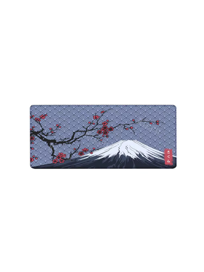Riccu Mauspad Mount Fuji Japanisches Sakura Design Multicolour XXL Schreibtischunterlage - Bild 5