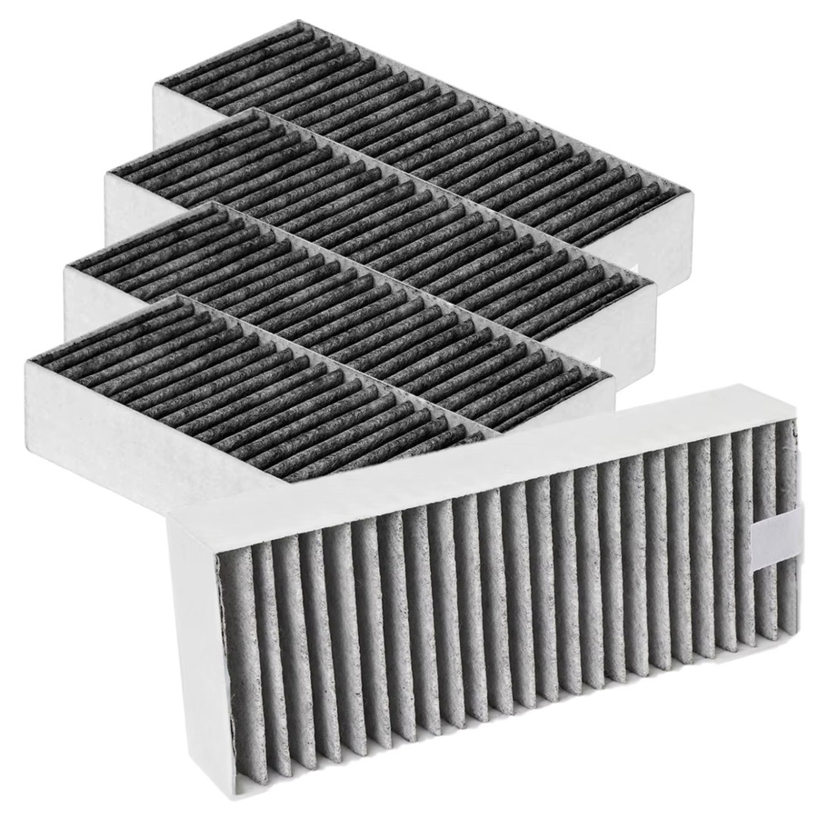 Aktivkohlefilter für Dunstabzugshauben von Siemens HZ9VRCR0, Bosch HEZ9VRUD0 und Neff Z821VR0 in Grau, B/T/H: 19,2 x 7,5 x 1,9 cm - Bild 3