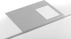 Durable Schreibunterlage mit Kantenschutz, grau, Breite: 52,0 cm, Tiefe: 65,0 cm - Bild 1