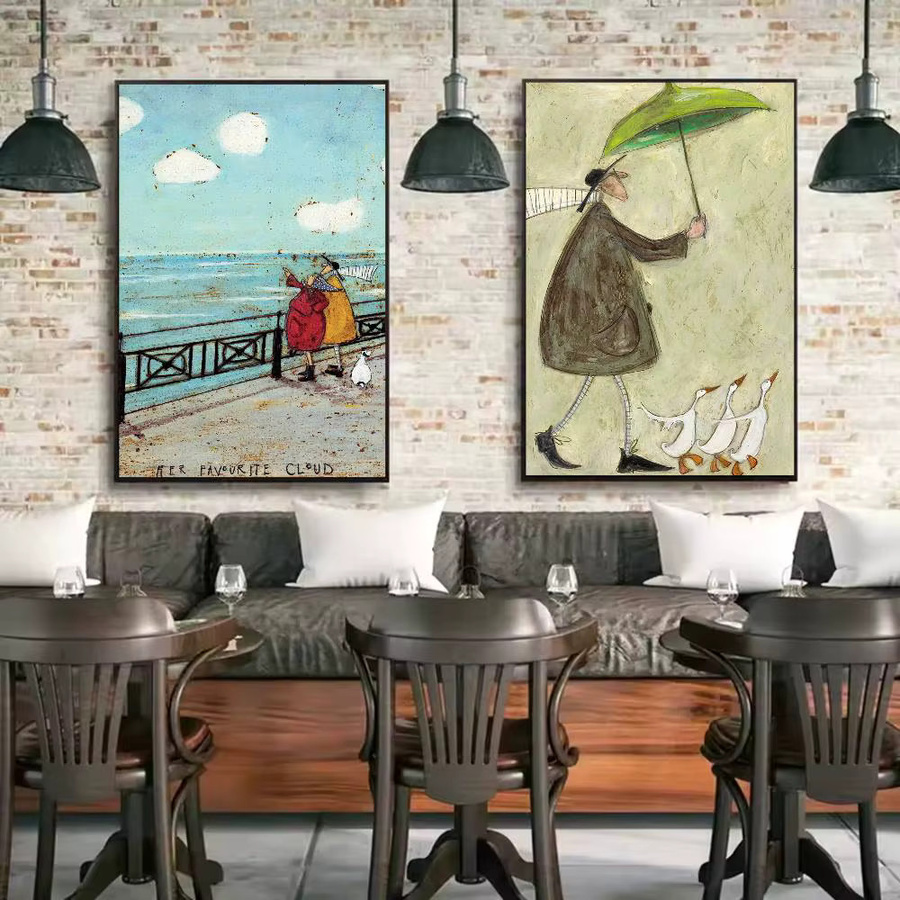 S-Sam T-toft Kunstposter als Papierdruck für deine Dekoration im Wohnzimmer oder Café - Bild 5