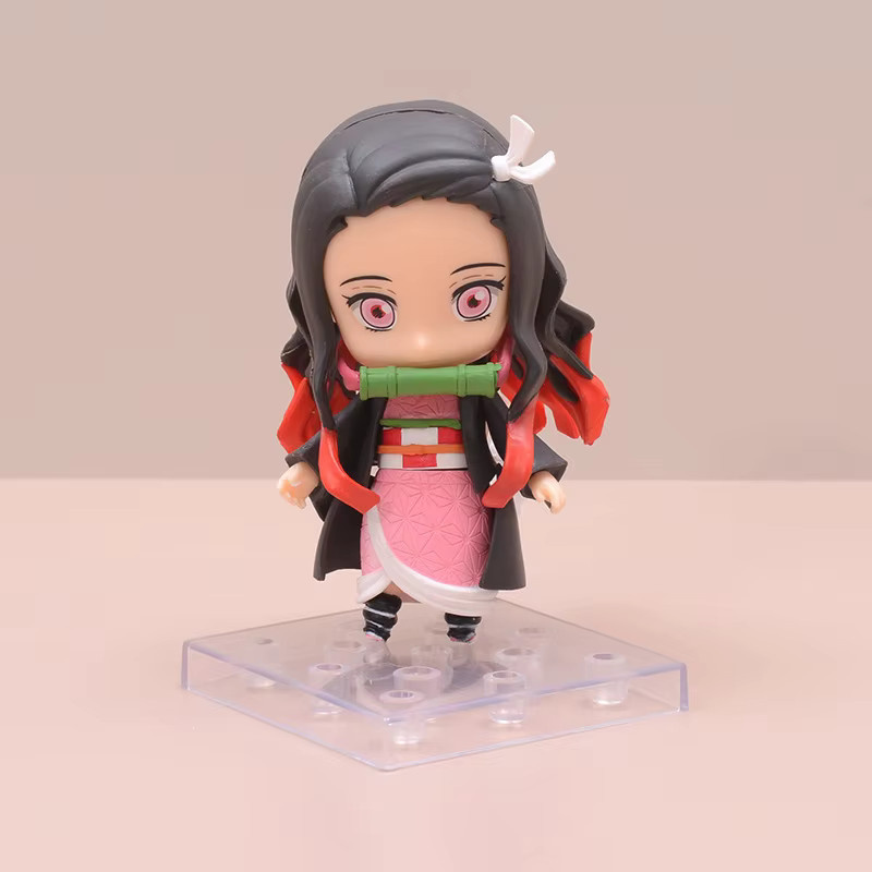 Bandai Anime Dämon Slayer Nezuko Q Version Action Figure aus PVC in Weiß - Bild 2