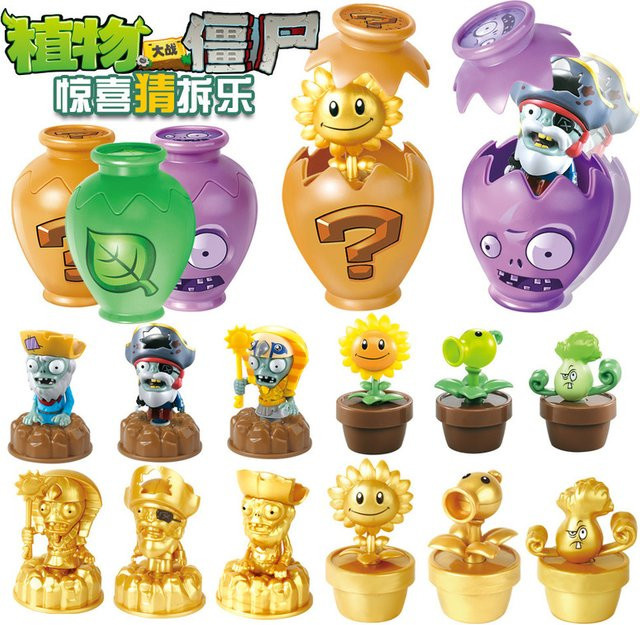 MINISO Pflanzen vs. Zombies Überraschungsglas Blind Box Set, Puppe, ab 3 Jahren - Bild 1