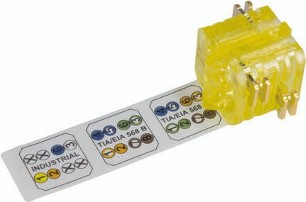 HARTING Abschlussblock 20820000001 in Gelb - Bild 1
